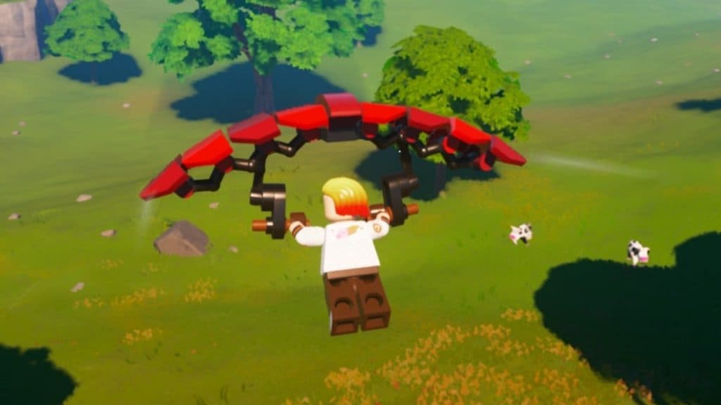 how to build a glider in lego fortnite