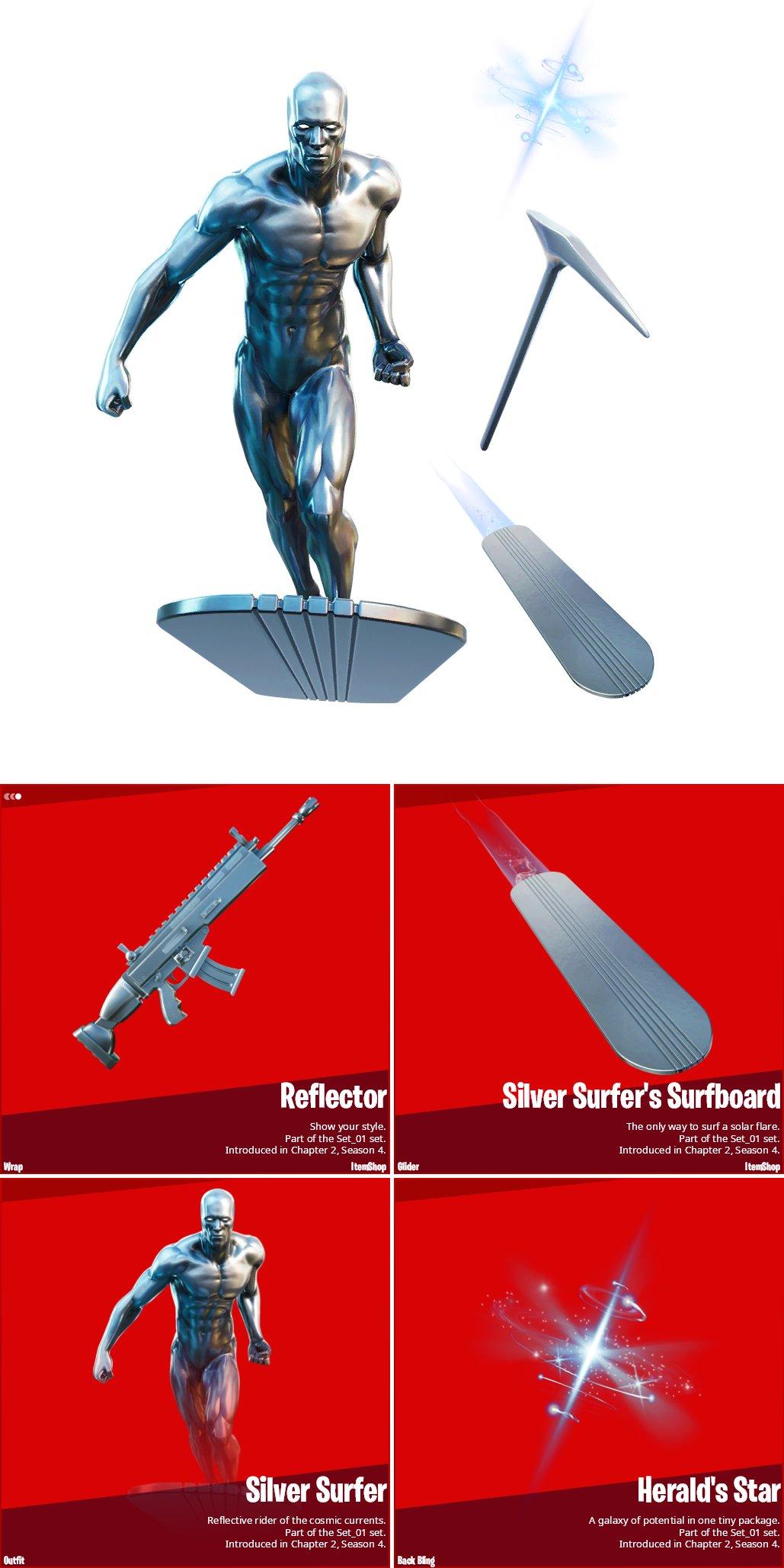 Fortnite Marvel's 'Silver Surfer' Skin Release